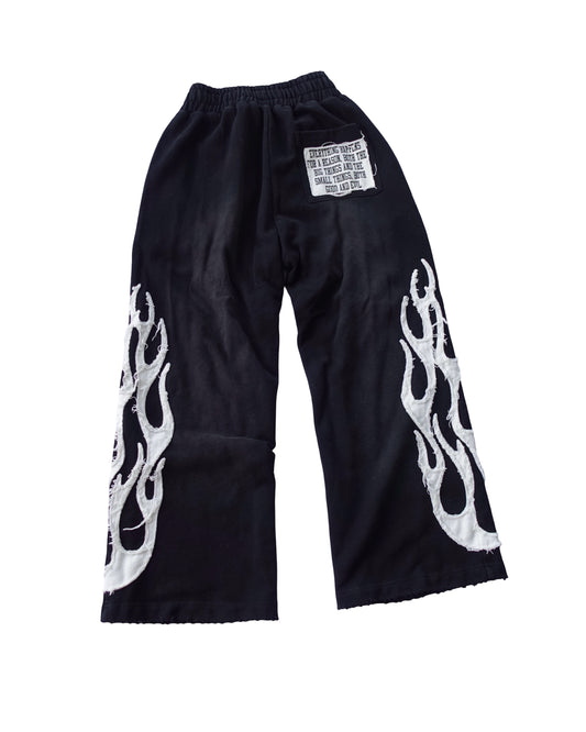 Black "Everything Happens" Pants