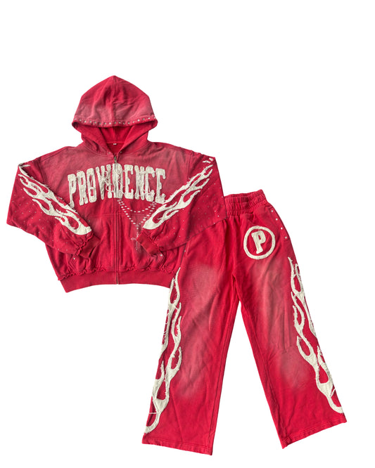 Red "Everything Happens" Full Set